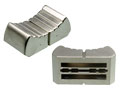 Prof FADER-KNOPF CAP metallisiert NICKEL touch sense Faderknöpfe Fadercaps Faderkappen Caps für Schiebepotentiometer Schieberegler Schiebepoti Fader Mixer DJ Mischpulte